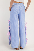 Folklore Striped Pants - Blue