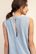 Created Beauty Romper - Utility Blue