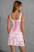 Ray Of Hope Floral Dress - Pink