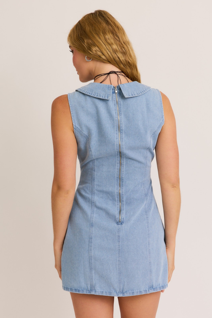 The Heather Dress - Denim