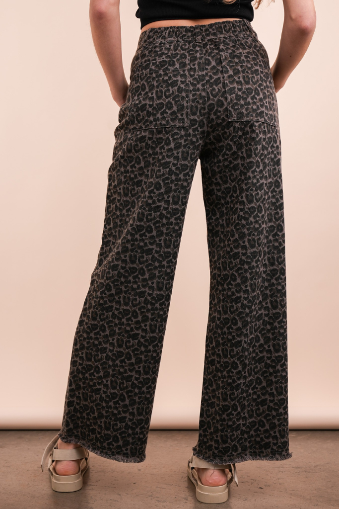 Daredevil Straight Leg Pants - Leopard