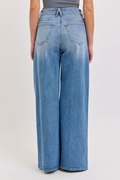 Past Life Wide Leg Jeans - Medium Wash