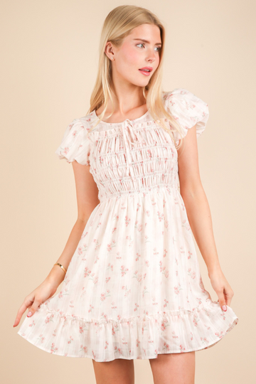 Haven Floral Dress - Pink