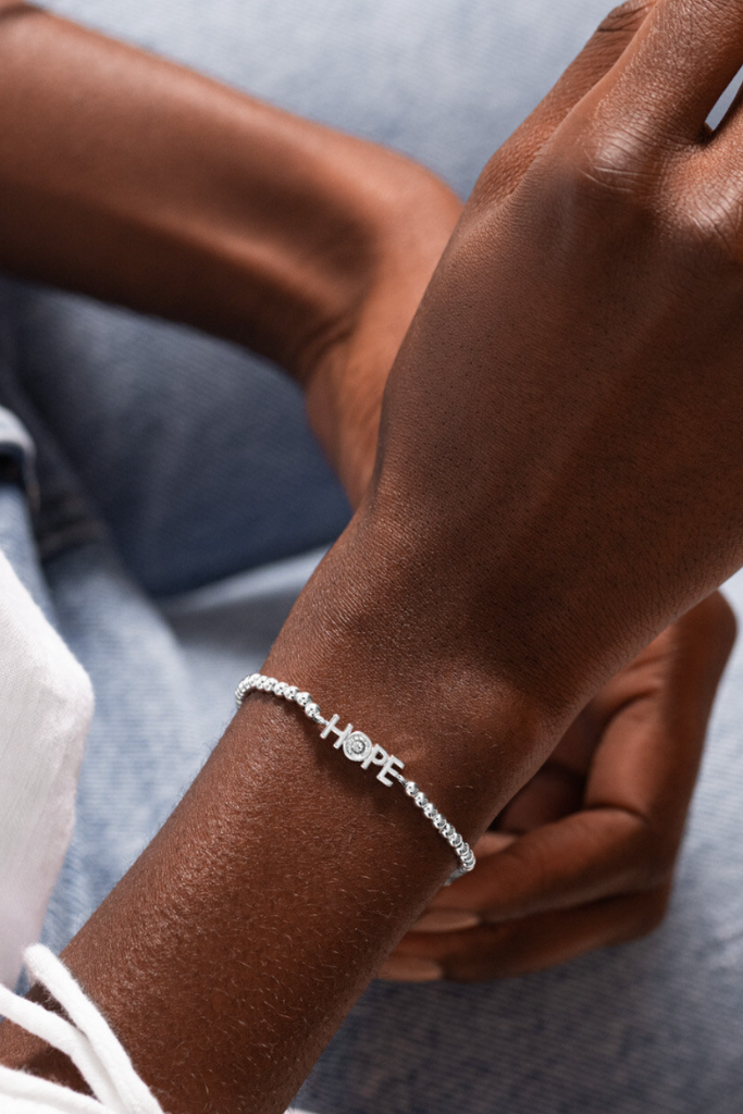 A Little &#039;Hope&#039; Bracelet- Silver