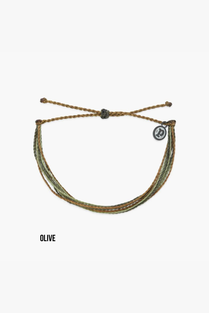 Pura Vida Original Muted Bracelet - Olive