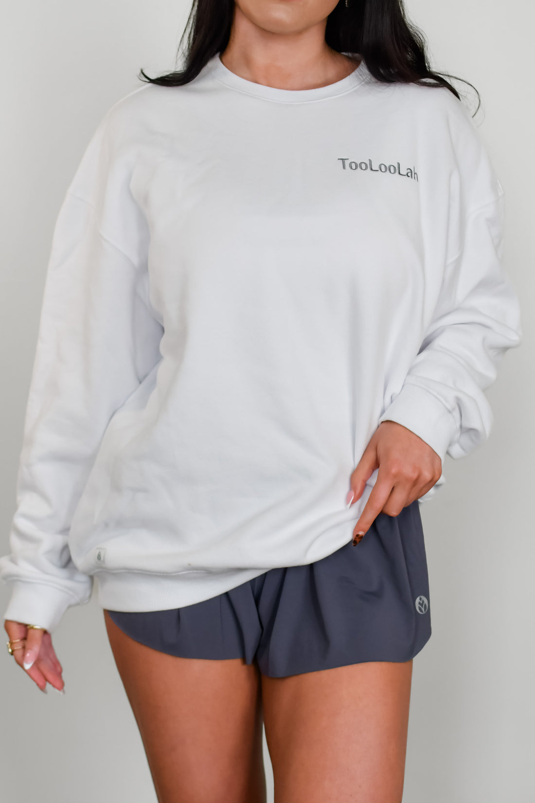 TooLooLah Baseline Sweatshirt - White