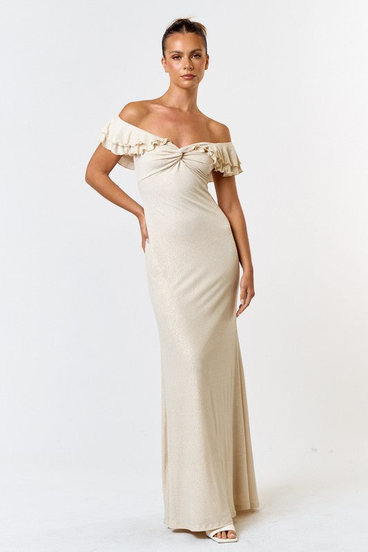 Leighton Maxi Dress - Champagne