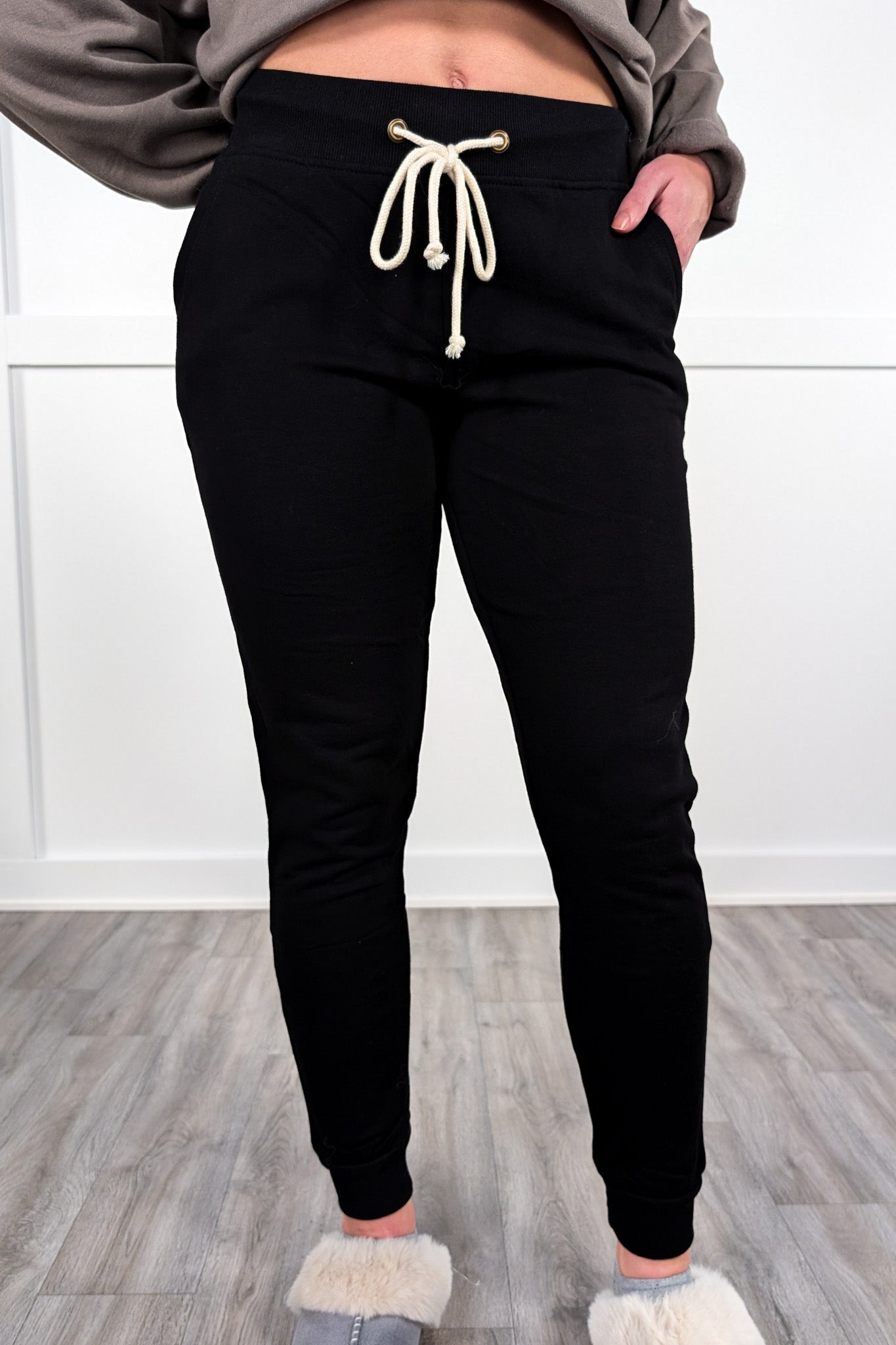 Playful Delight Relax Fit Joggers - Black