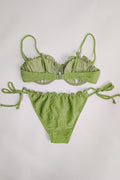 Ariella Bikini- Glitter Green