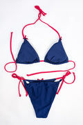 Night Swim Bikini - Navy/Red