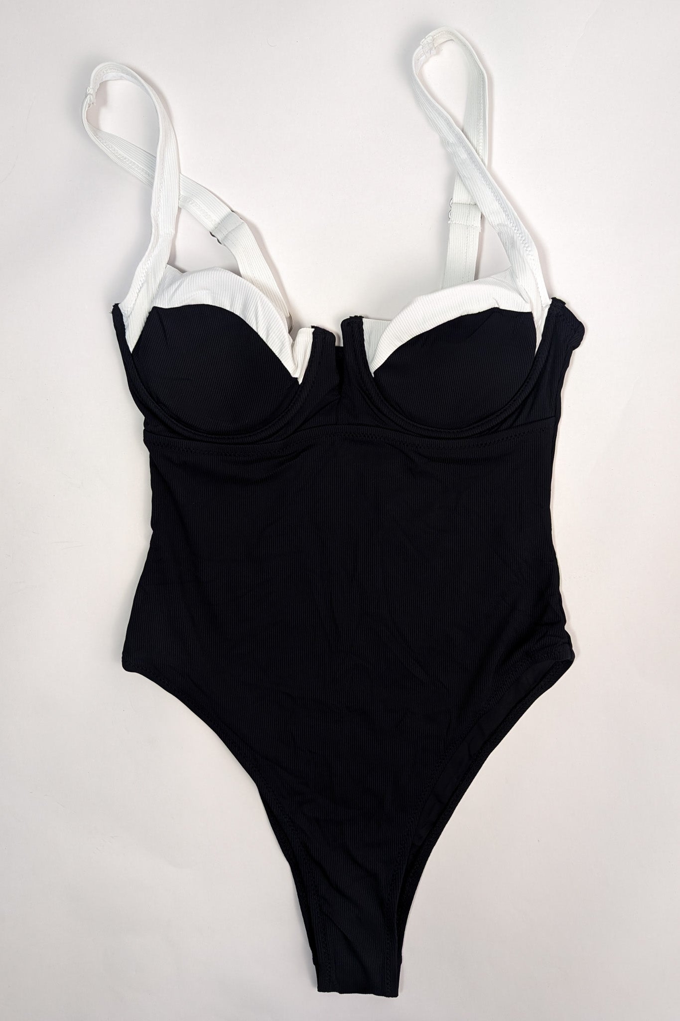 Onyx Grace One Piece Swim - Black/White