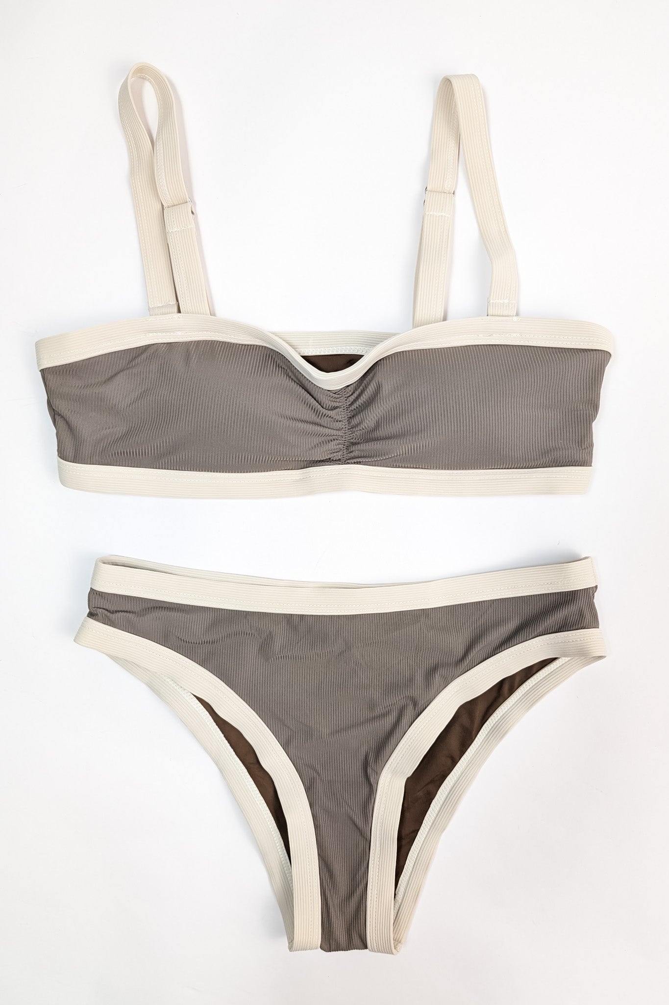 Tidal Kiss Bikini - Beige/Brown