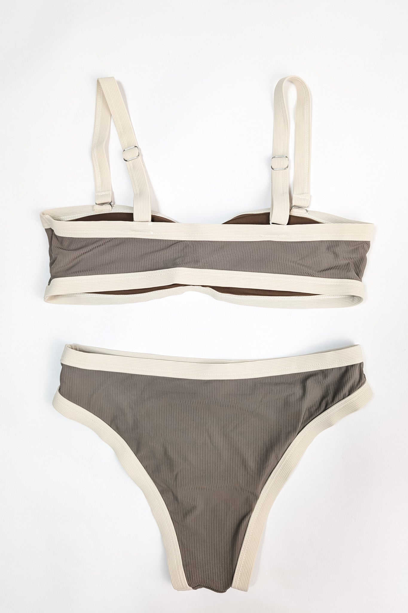 Tidal Kiss Bikini - Beige/Brown