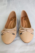 Bonnie Bow Flat - Beige