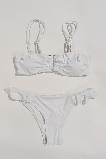 Sleek Sands Bikini - White