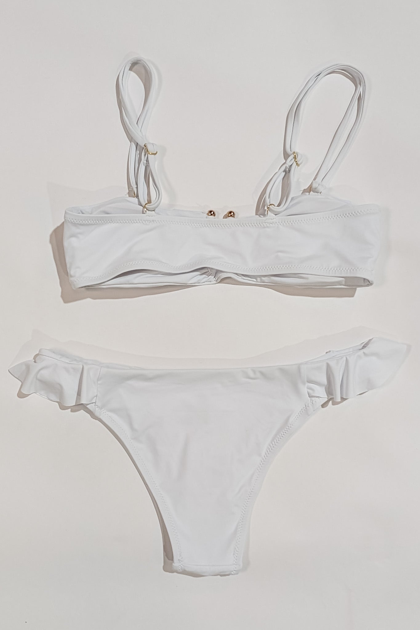 Sleek Sands Bikini - White