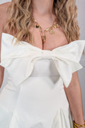 My Type Bow Dress - Ivory