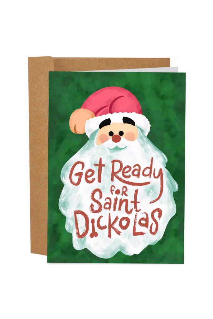 Saint Dickolas Christmas Card