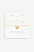 A Little 'Hugs And Kisses' Bracelet- Gold