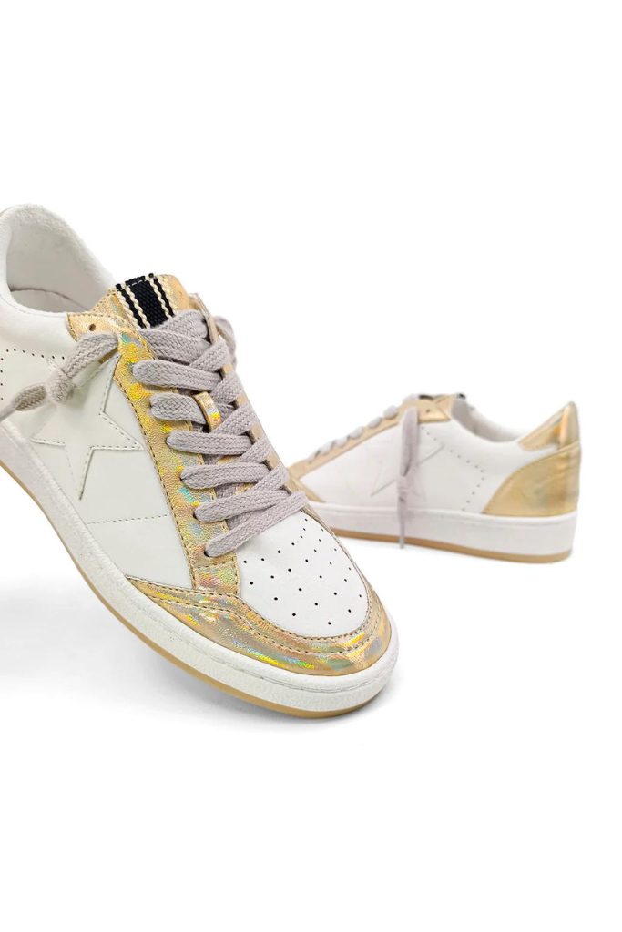 Paz Sneaker - Iridescent Gold