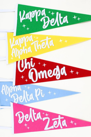 Sorority Stardust Pennant Flag