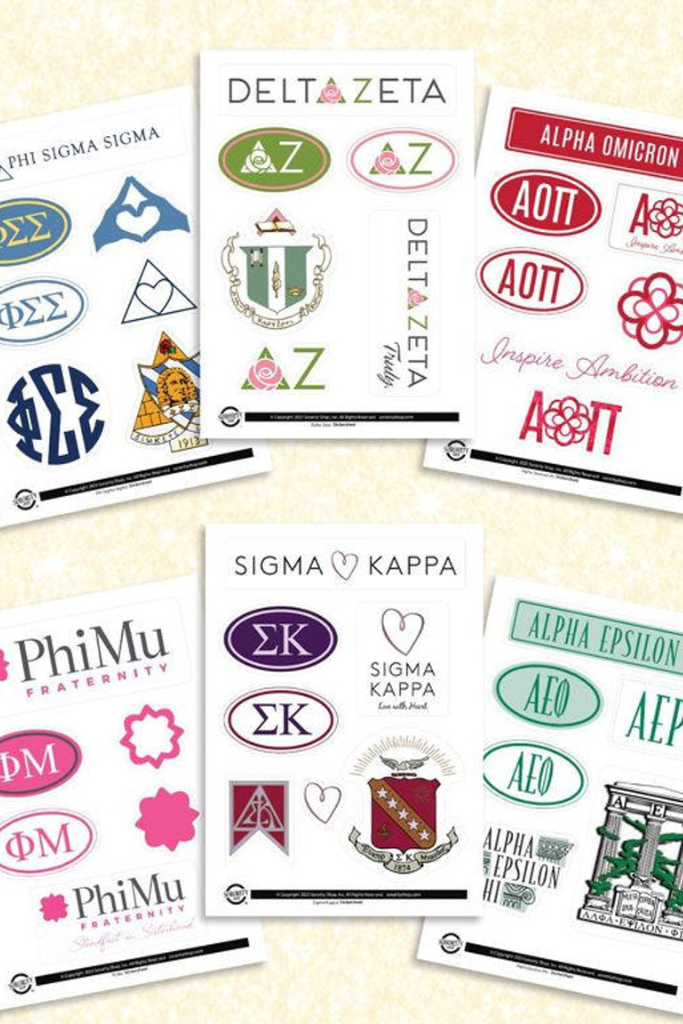 Sorority Sticker Sheet - Brand Focus