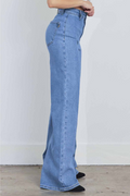 There For You Wide Leg Jeans - Medium Wash