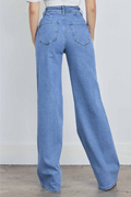 There For You Wide Leg Jeans - Medium Wash