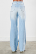 Take You Out Wide Leg Jeans - Light Wash