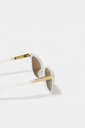 KL Savannah Sunglasses - White Marble