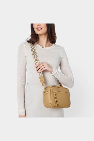 KL Hallie Crossbody Bag - Camel