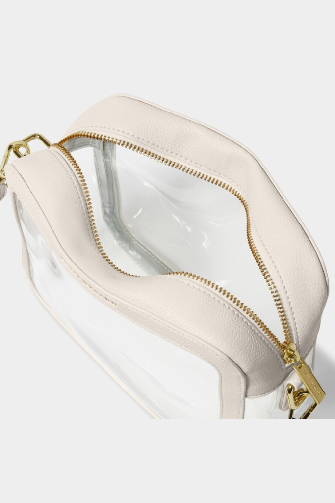 KL PVC Clear Bag - Off White