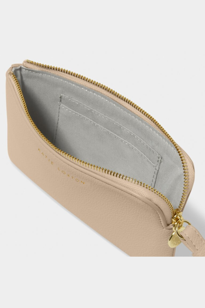 KL Small Wristlet Pouch - Light Taupe