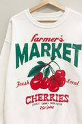 Local Cherries Sweatshirt - White