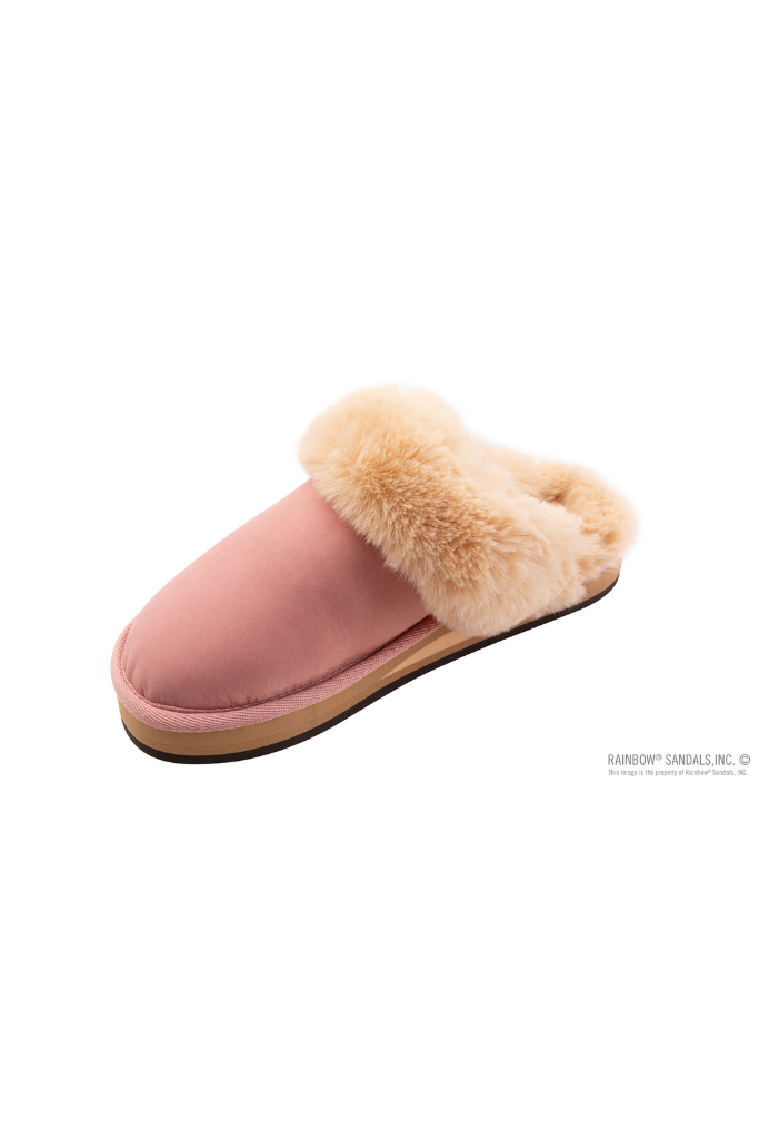 Rainbow Sunset Snug Slippers - Pink