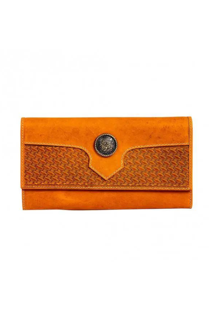 Myra Winsome Trail Hand-Tooled Wallet