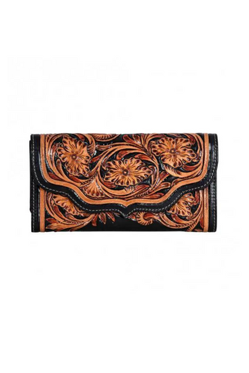 Myra Dorado Ranch Hand-Tooled Wallet