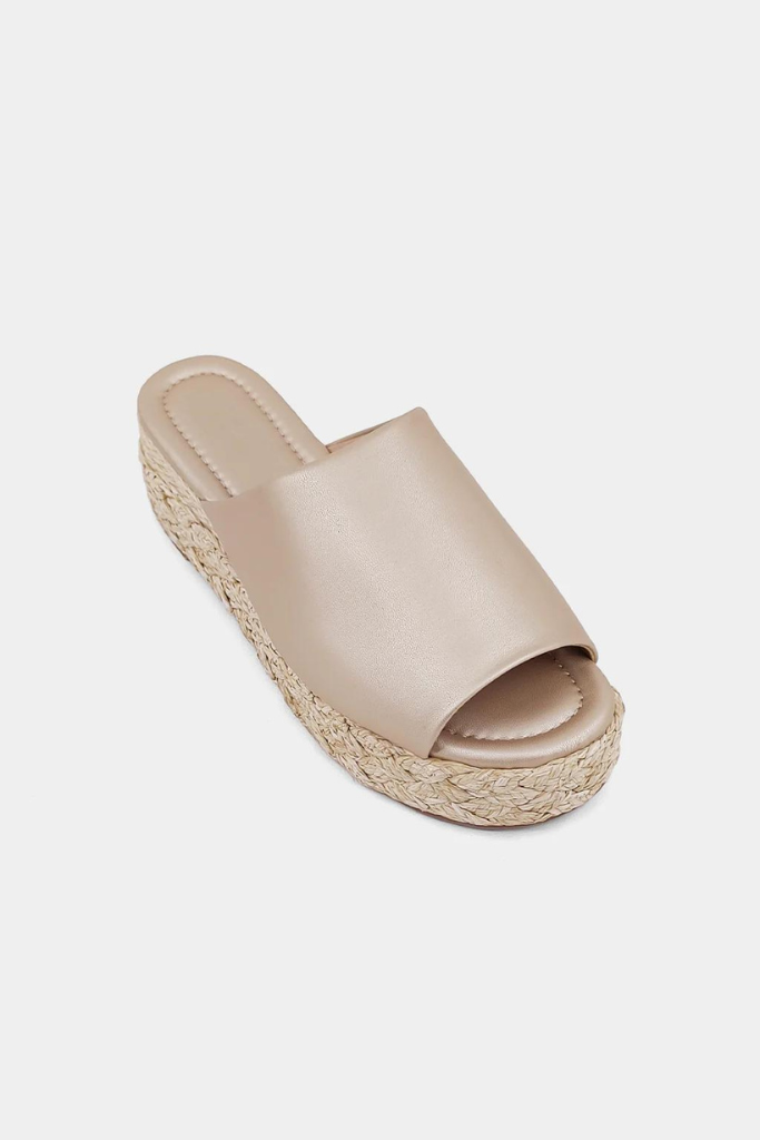 Lizzie Platform Sandal - Gold