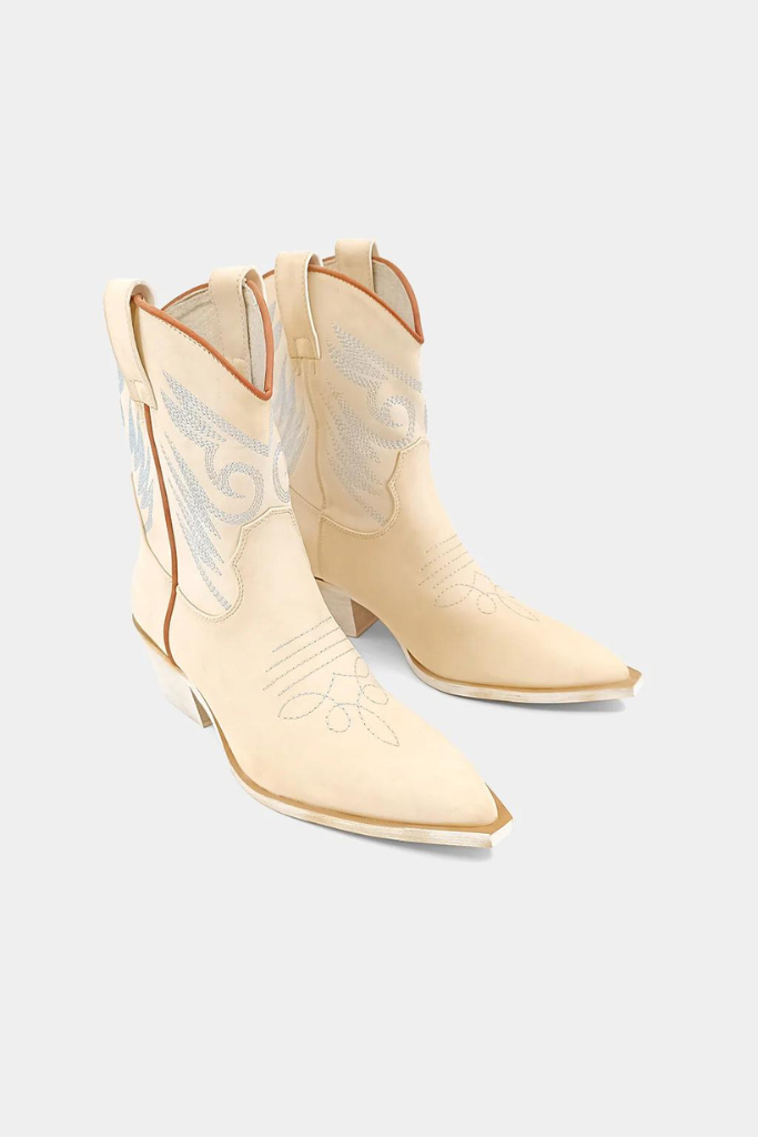 Zahara Boots - Cream