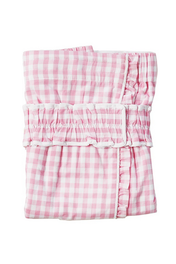 Spa Wrap &amp; Headband Set - Pink Gingham