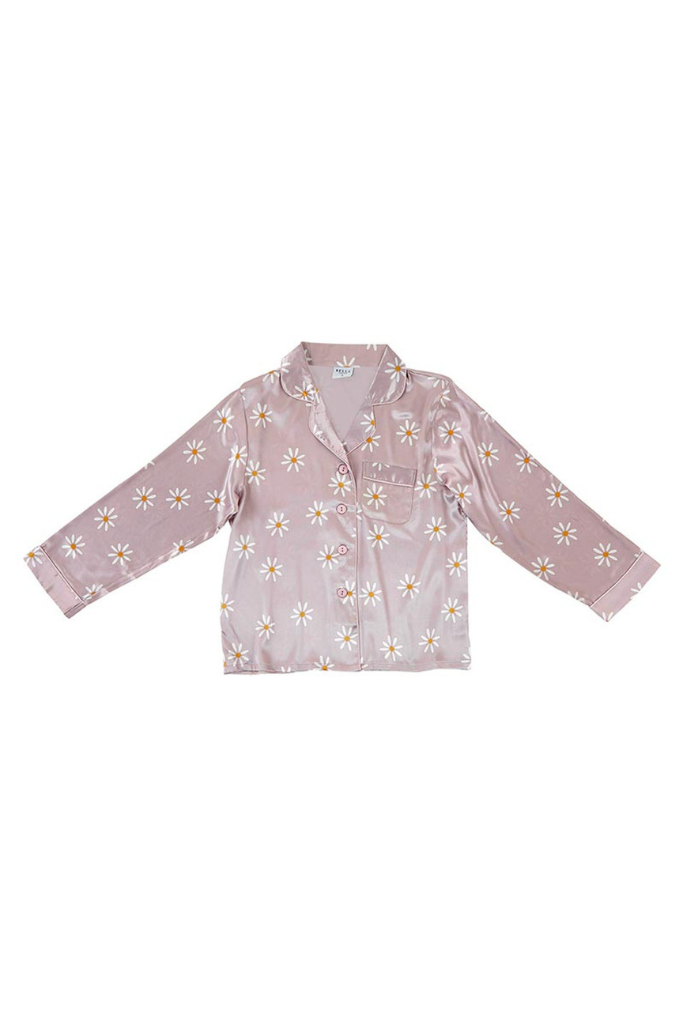 Delanie Long Sleeve Pajamas - Daisy