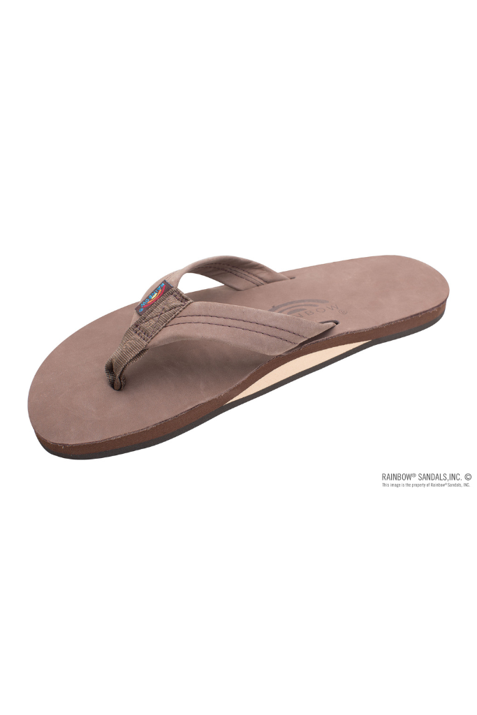 Rainbow Premier Lthr Single Layer Arch Support Sandal- eXpresso