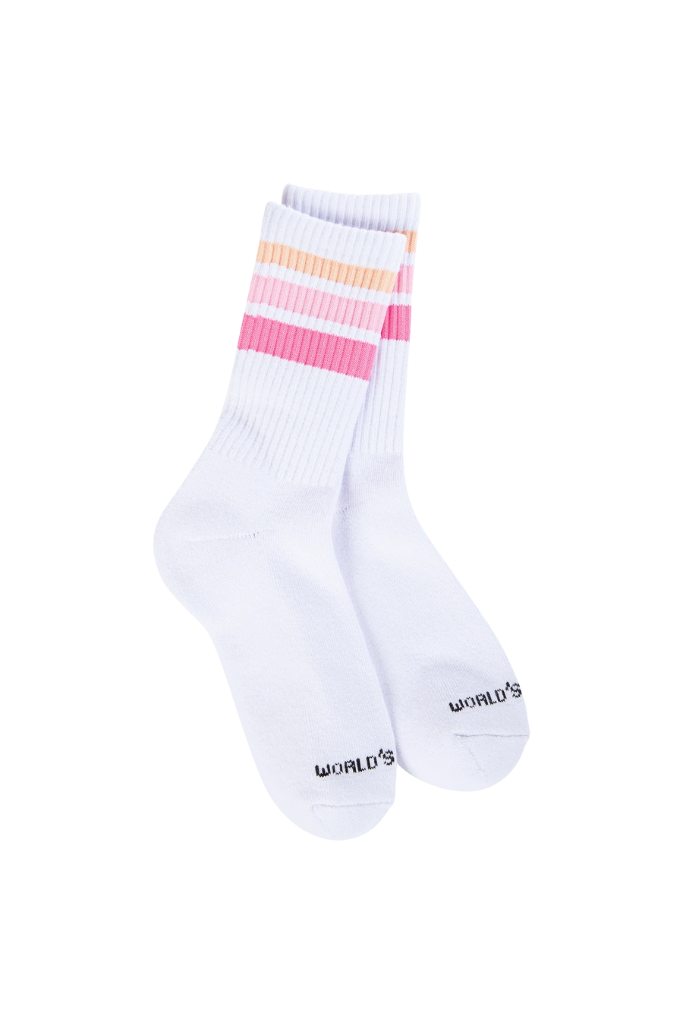 Cozy Sport Crew Sock - Multi Stripe