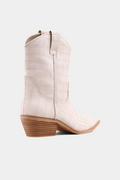 Zouzou Booties- Taupe Croc