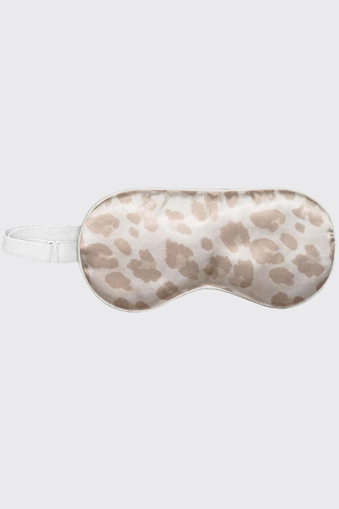 KITSCH Satin SLeep Eye Mask - Leopard