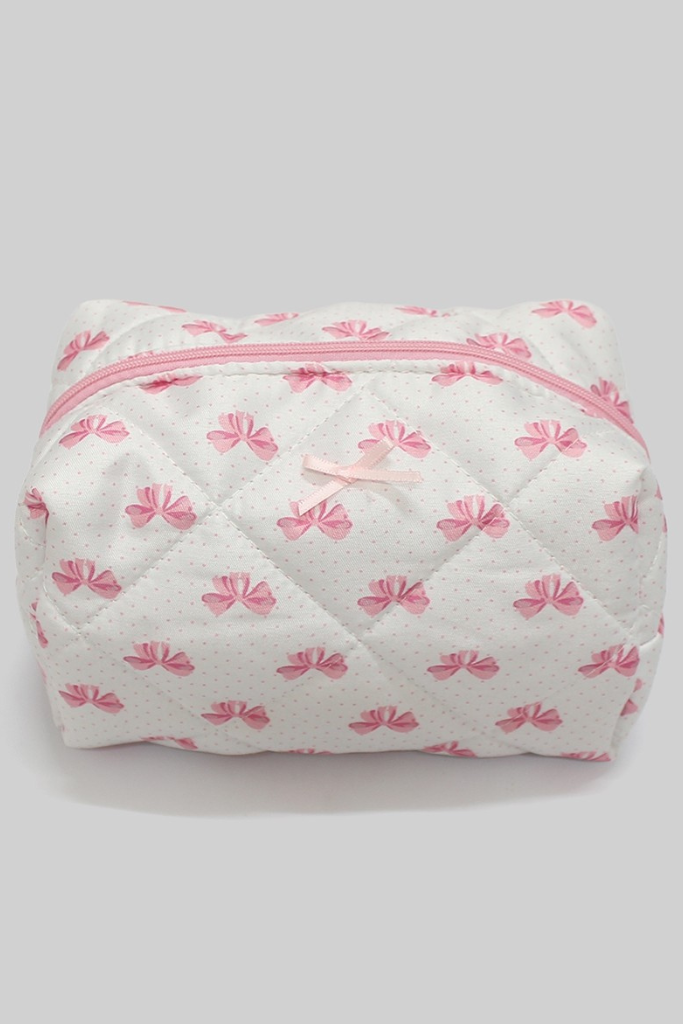 Sweet On You Quilted Makeup Bag