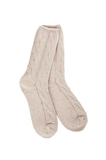 Cozy Weekend Ragg Cable Knit Socks -