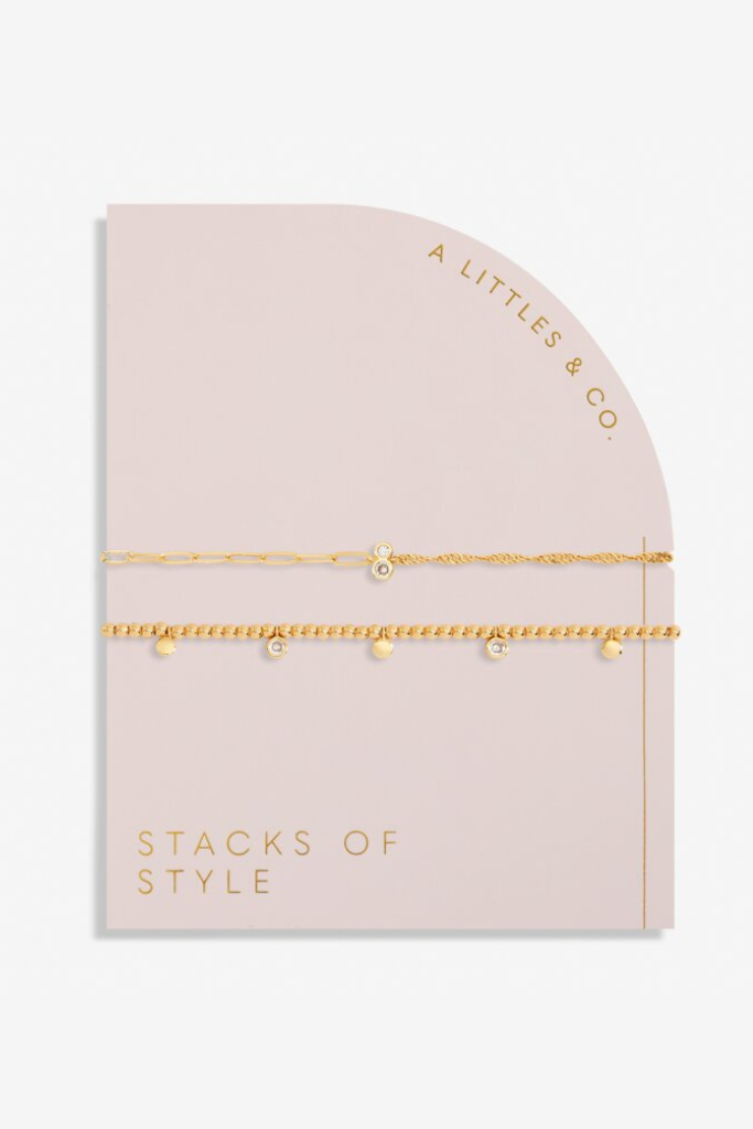 Stacks Of Style Bracelet Set in Gold-Tone Plating