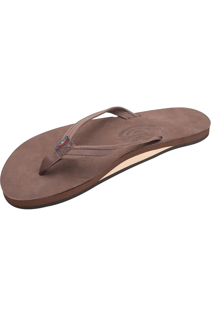 Rainbow Premier Lthr Single Layer Arch Support Sandal- eXpresso