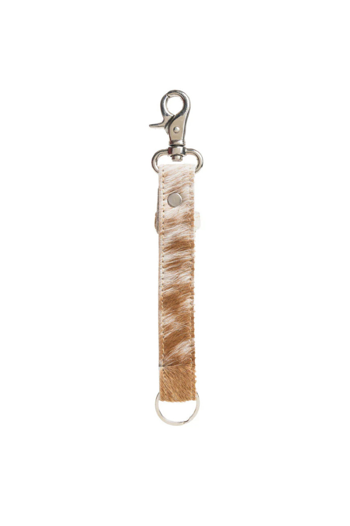 Myra Range Road Key Fob - Brown/White